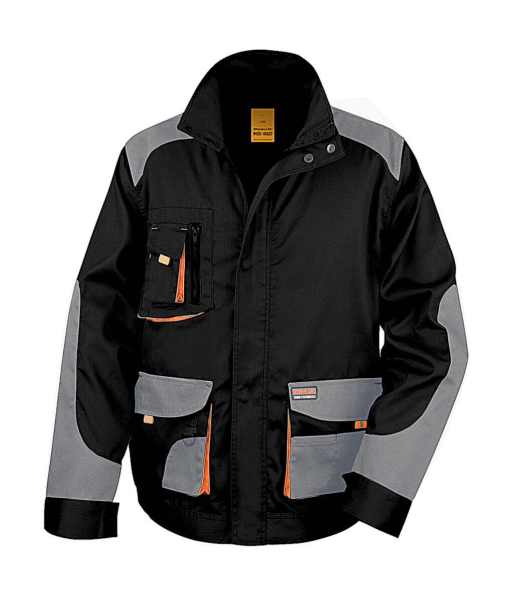 Chaqueta Lite Black/Grey/Orange