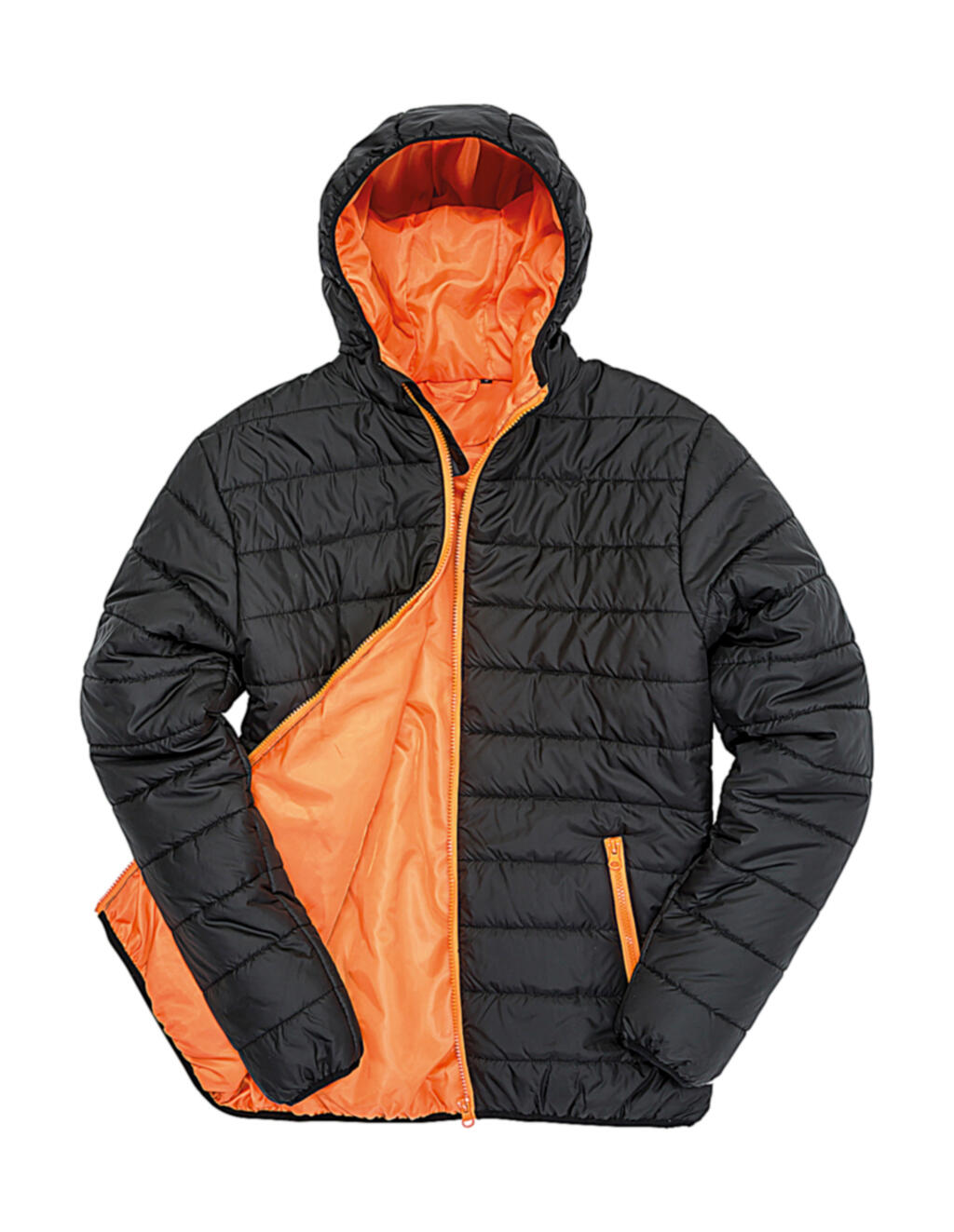 Chaqueta acolchada Black/Orange