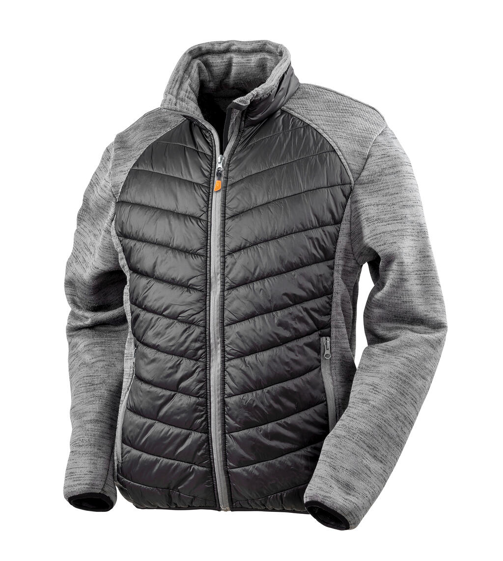 Chaqueta elevator Black/Grey Marl