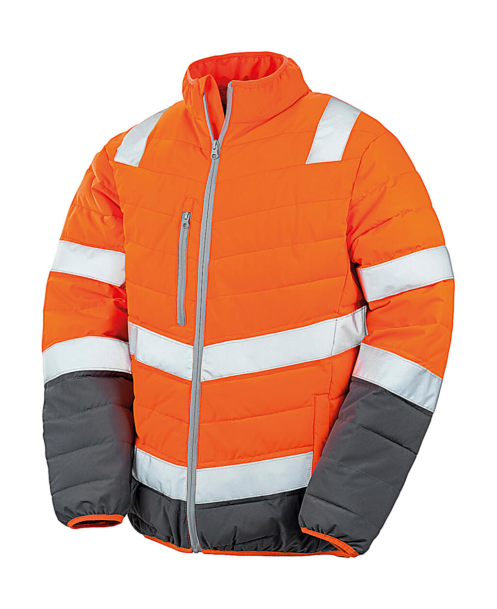 Chaqueta hombre de seguridad Fluo Orange/Grey