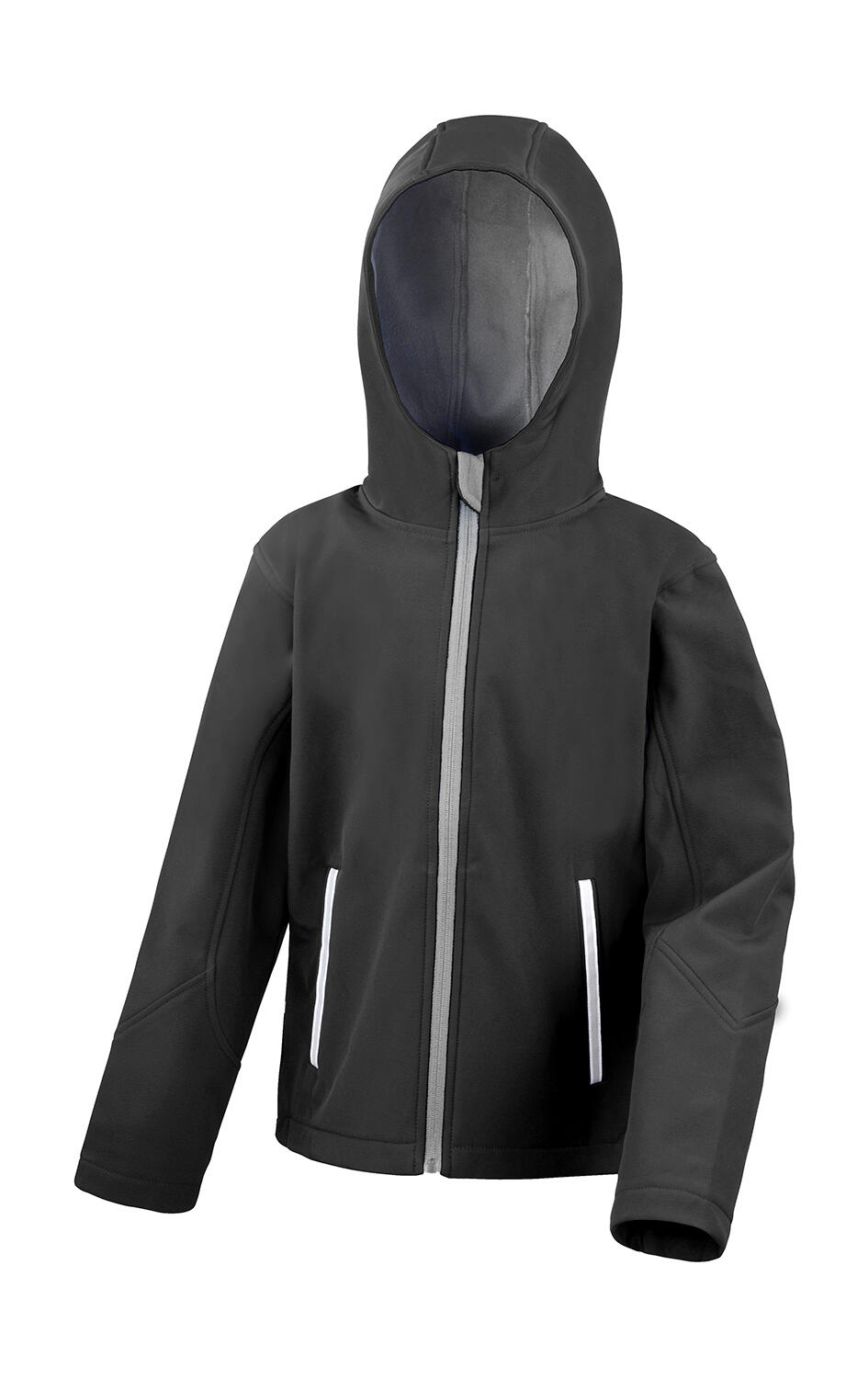 Softshell con capucha Tx niño Black/Grey
