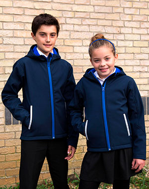 Result Softshell con capucha Tx niño