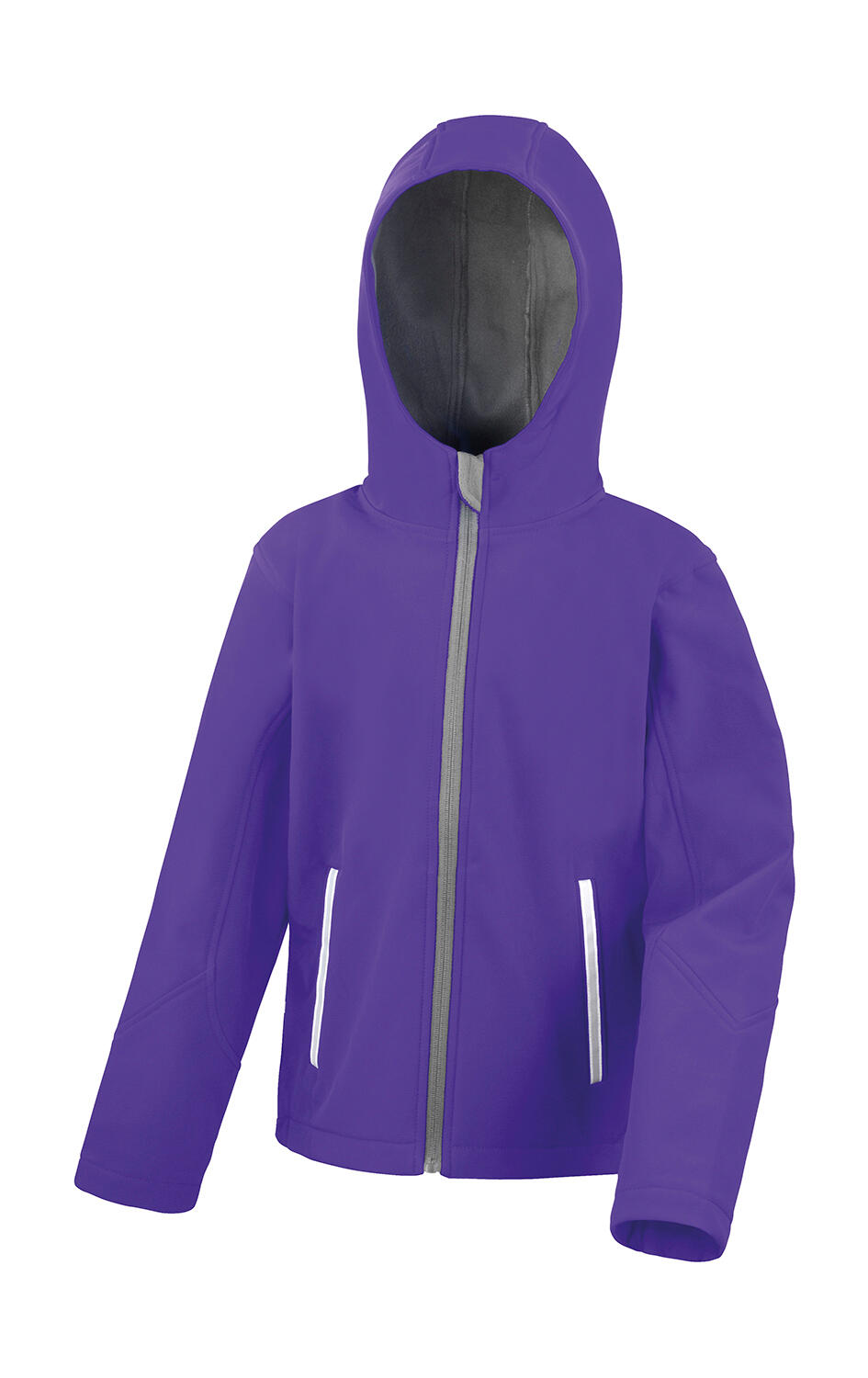 Softshell con capucha Tx niño Purple/Grey