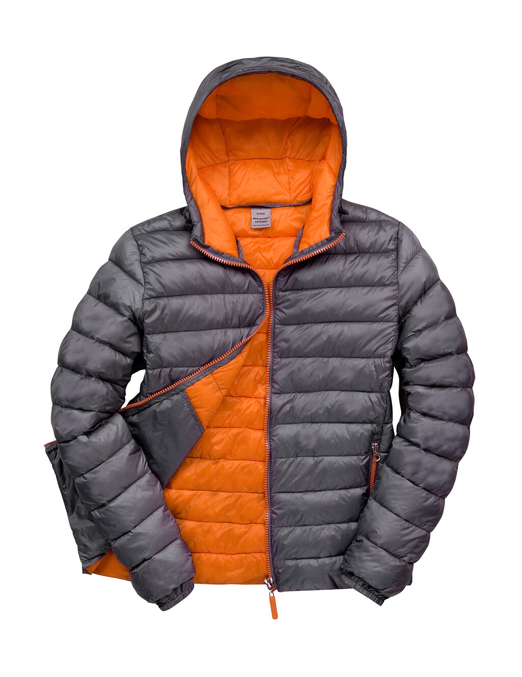Chaqueta con capucha Snow Bird hombre Grey/Orange