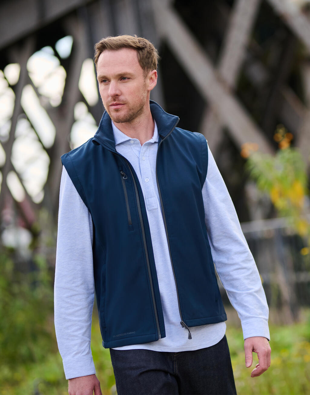 Chaleco Softshell Honestly Made Recycled