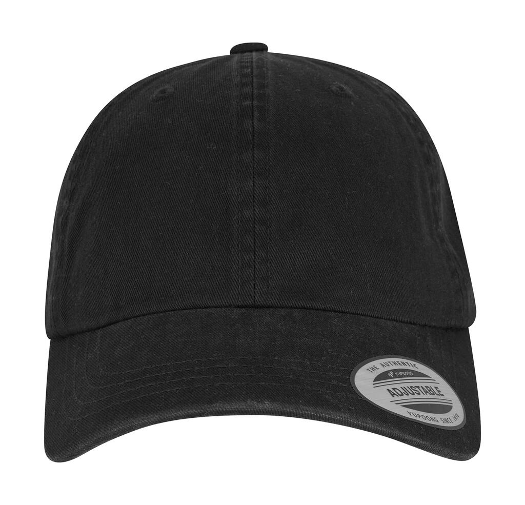 Gorra de Perfil Bajo con Efecto Lavado Black