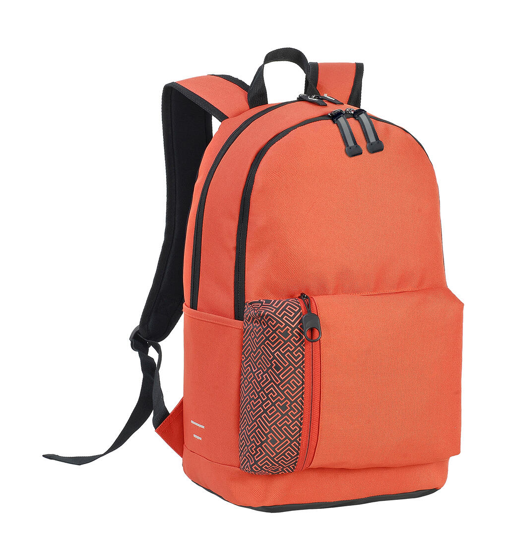 Mochila para estudiantes Plymouth Orange Mandarin/Black 