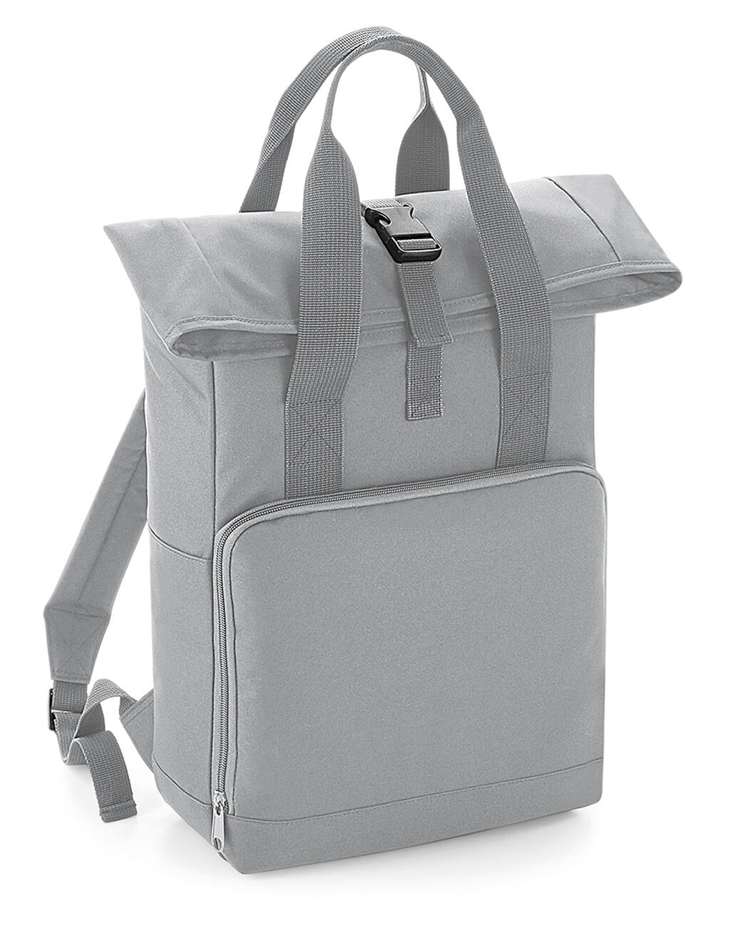 Mochila Roll Top con asas Twin Light Grey