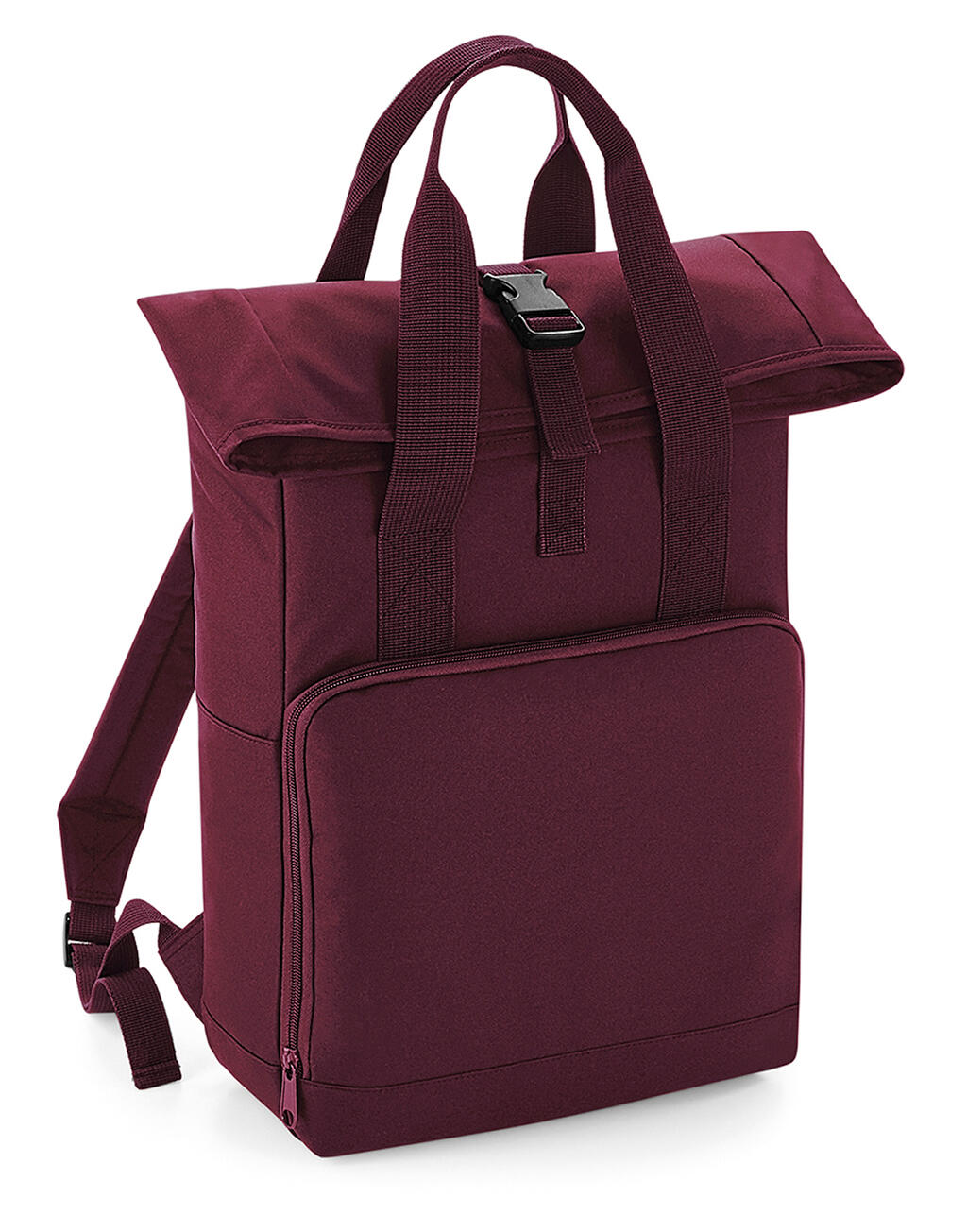 Mochila Roll Top con asas Twin Burgundy