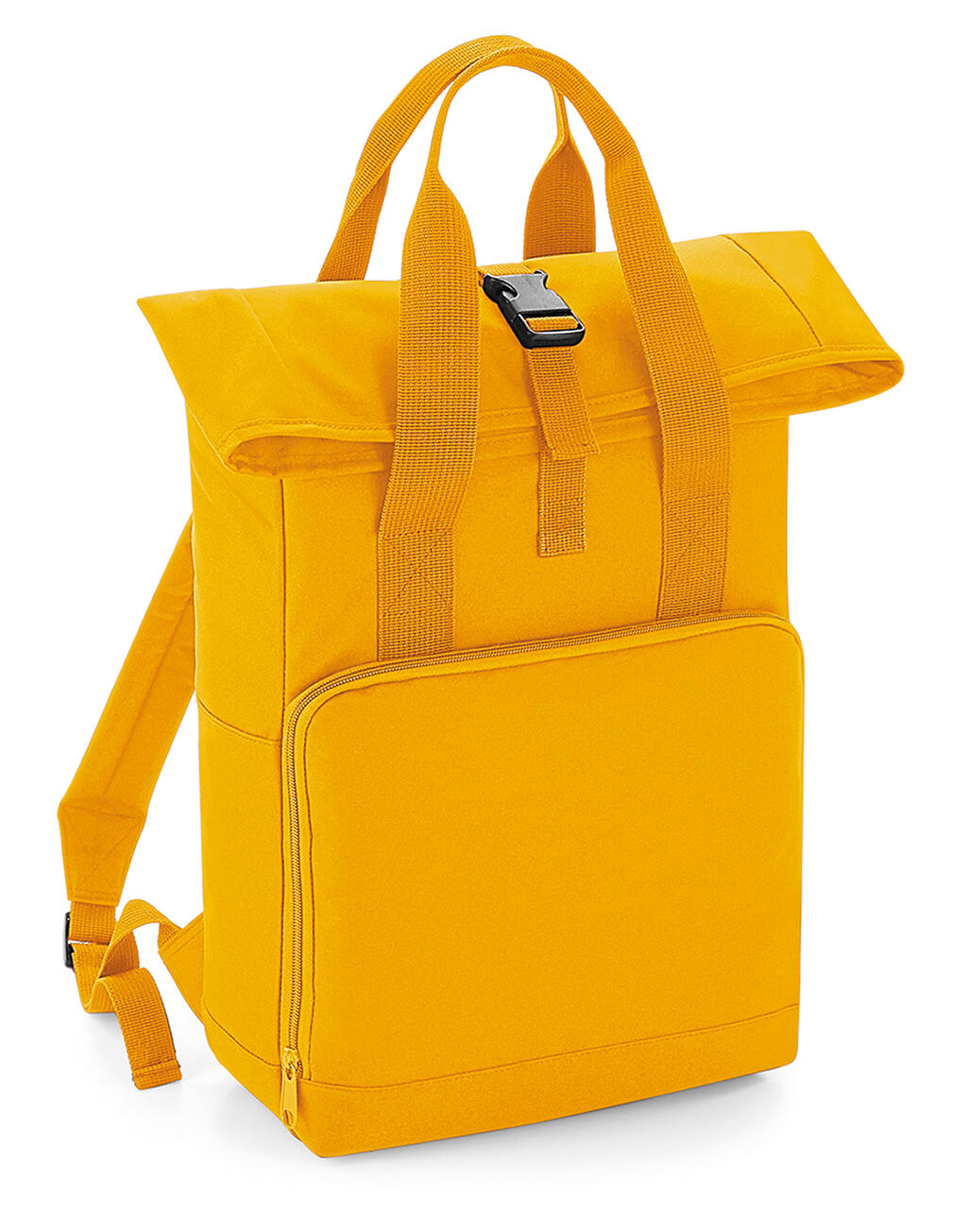 Mochila Roll Top con asas Twin Mustard