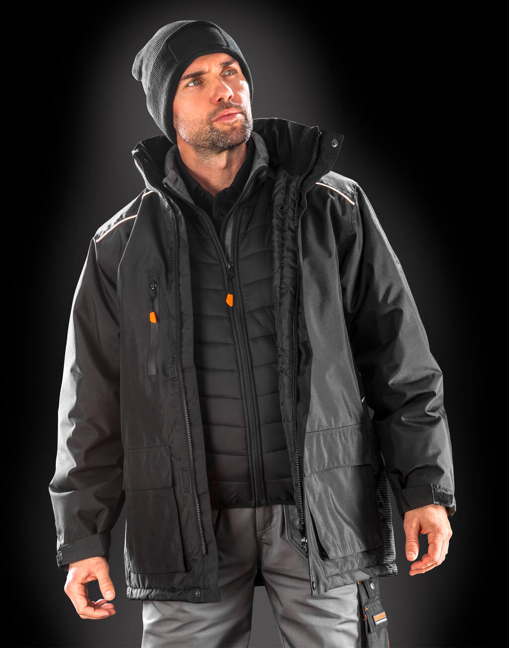  Result Chaqueta larga hombre Work-Guard Vostex Long Coatotro