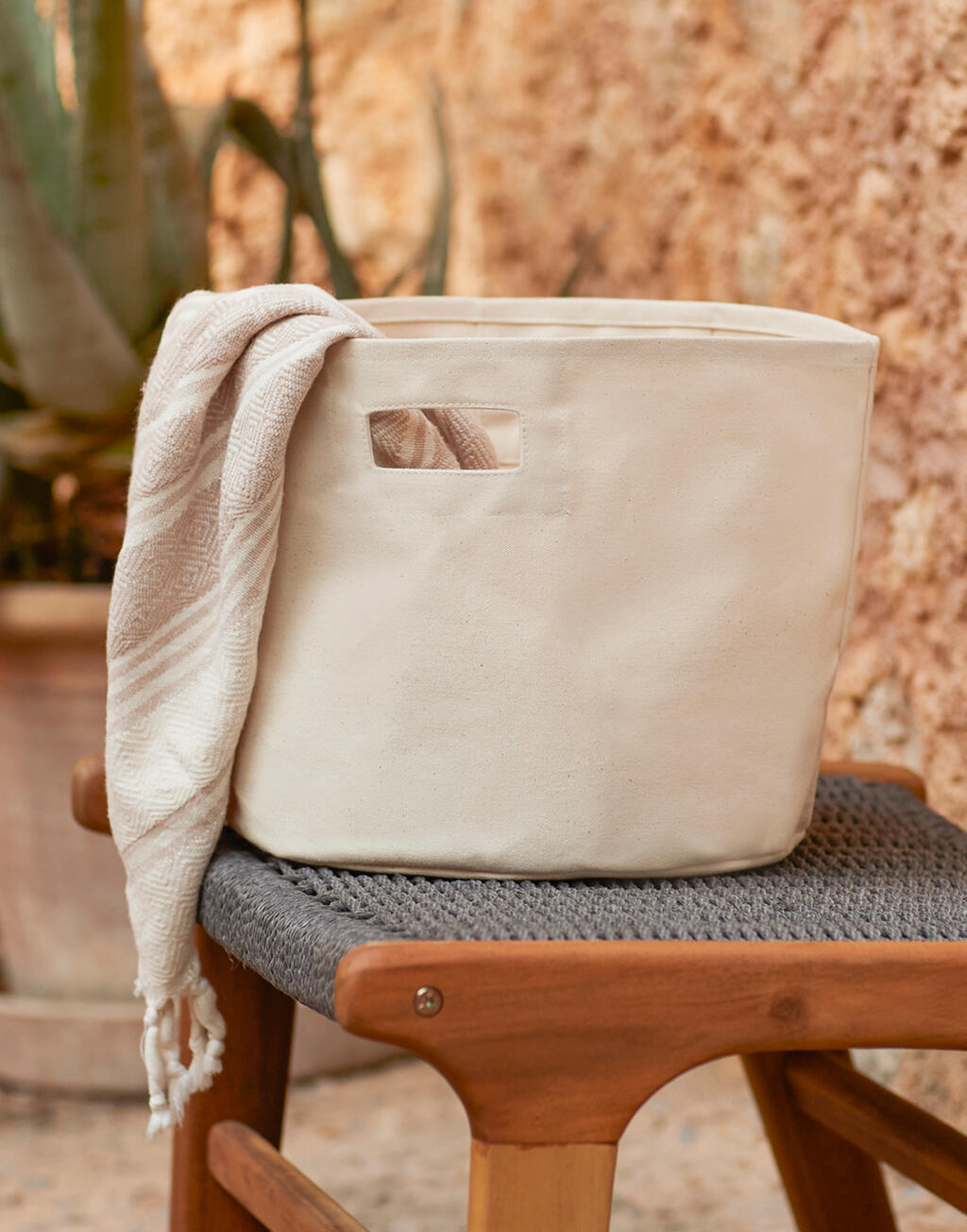Westford Mill Cestos de lona para almacenamiento