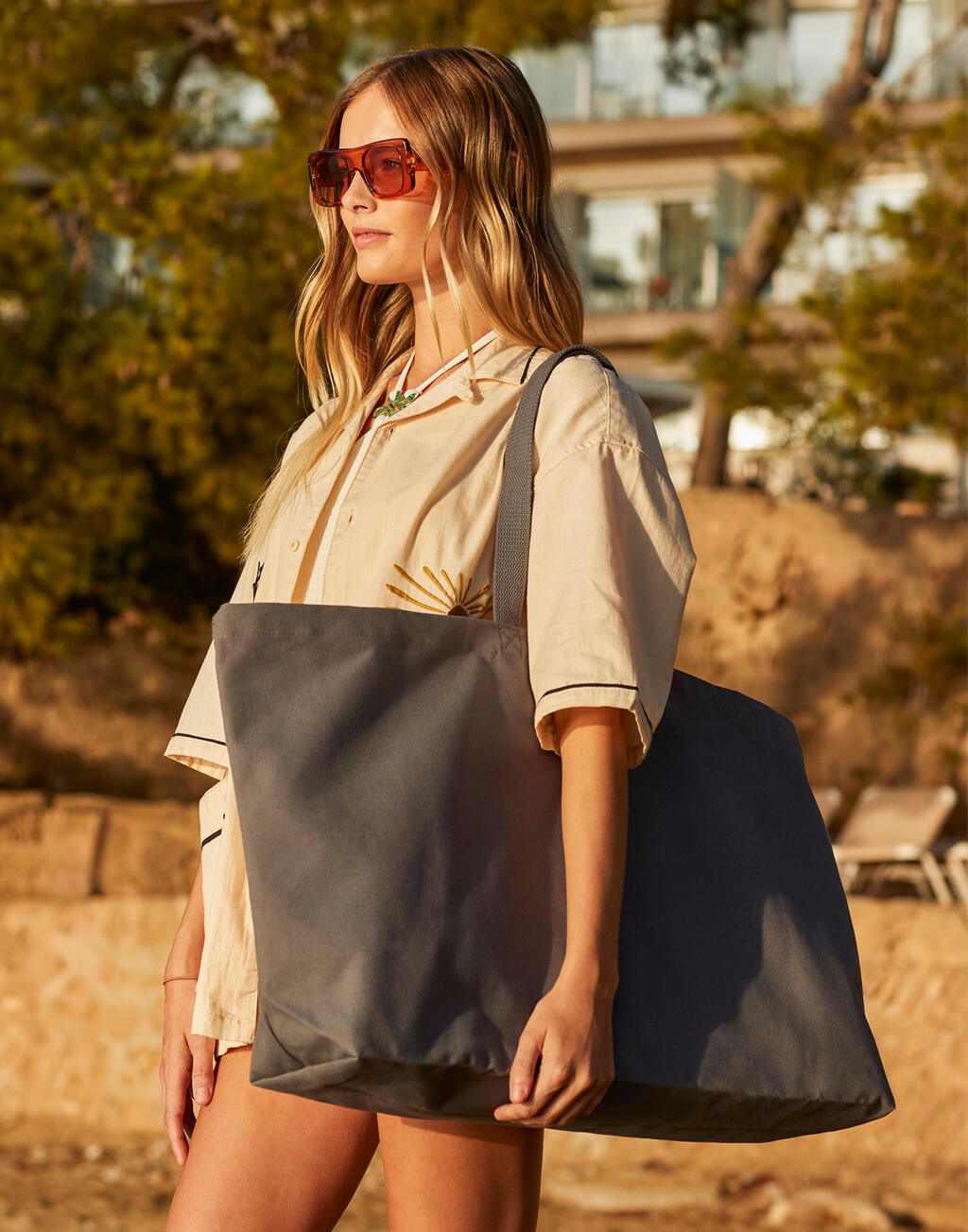 Bolsa de lona de gran tamaño