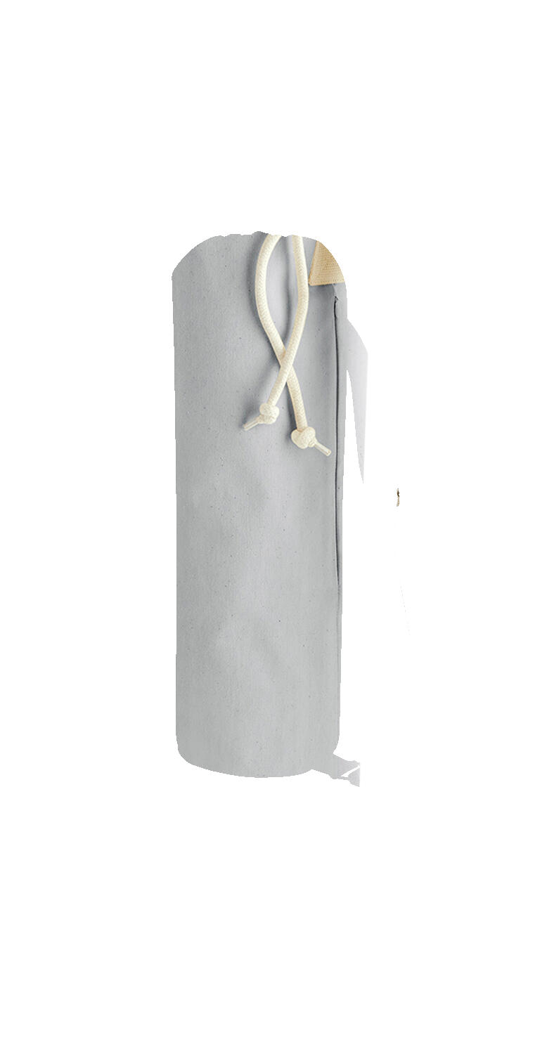 Bolsa para esterilla de yoga orgánica EarthAware® Light Grey