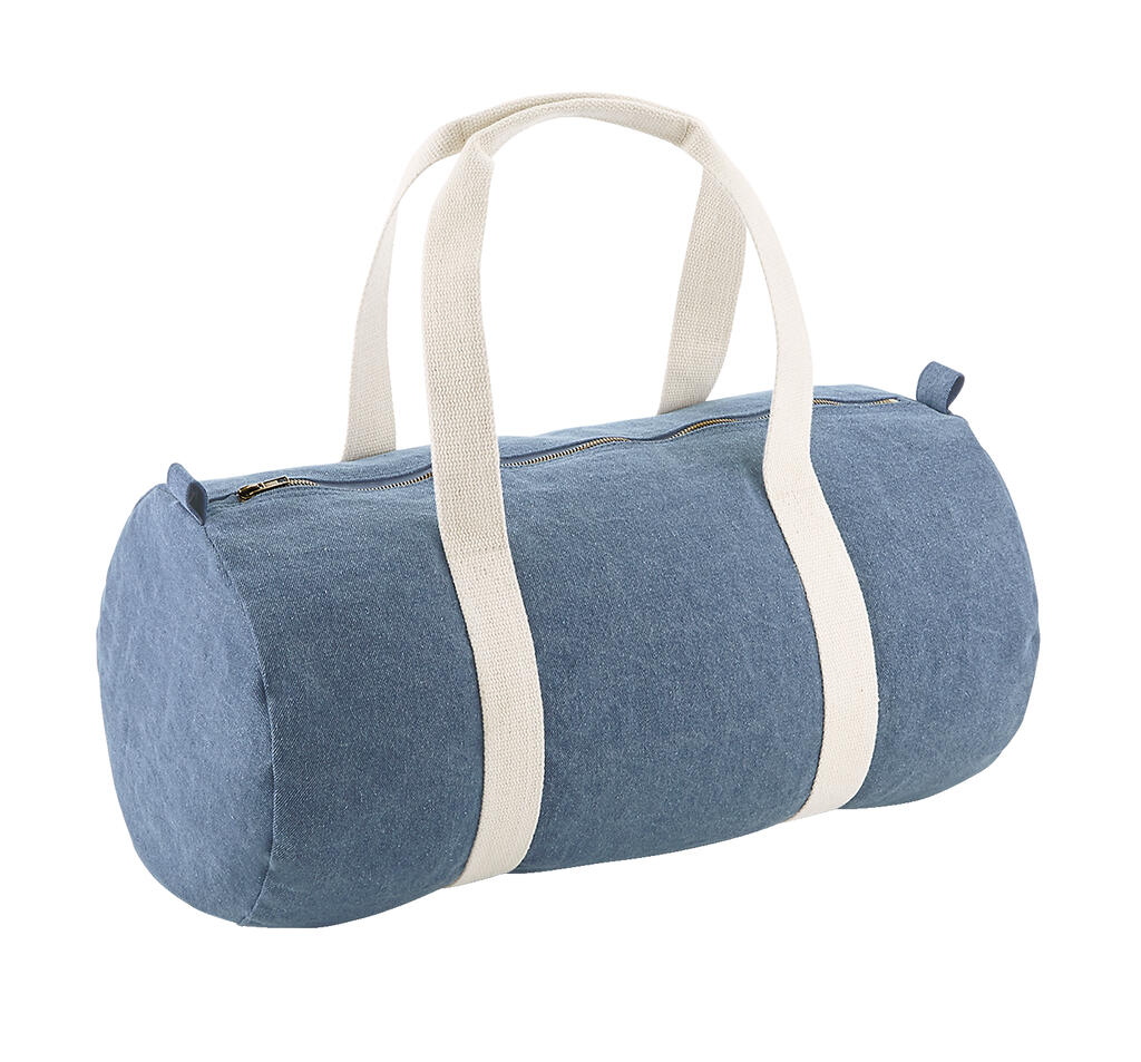 Bolsa cilíndrica Denim Light Denim