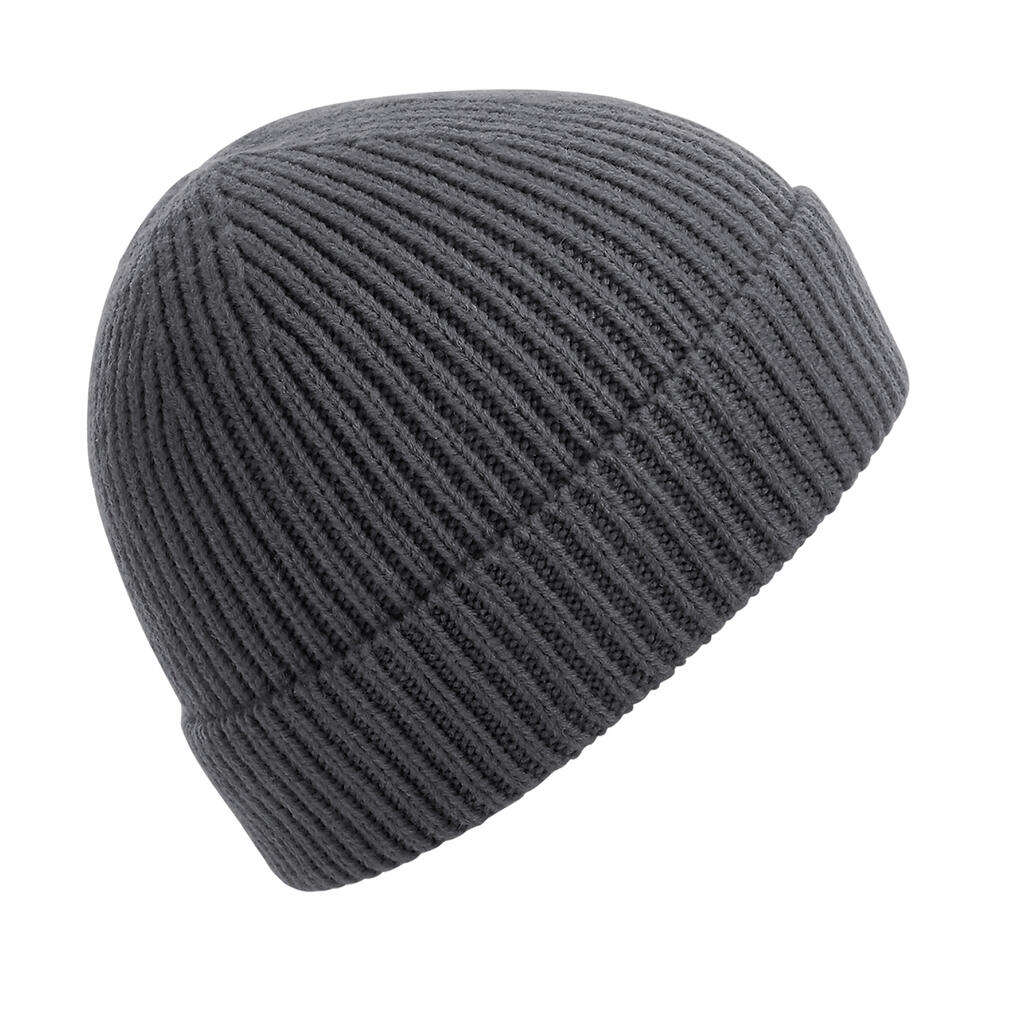 Gorro canalé Graphite Grey