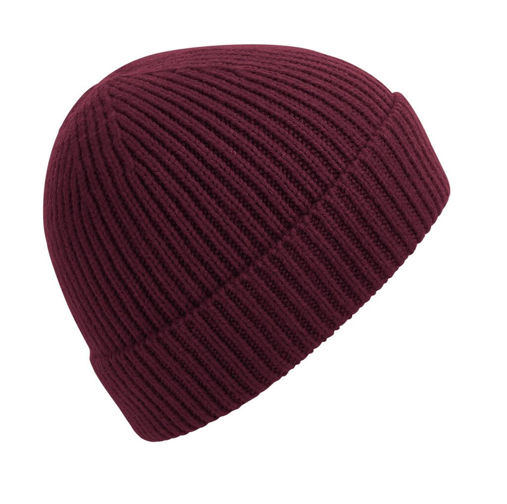 Gorro canalé Burgundy