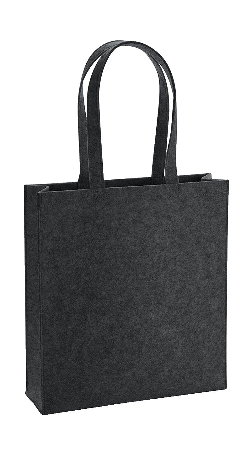 Bolsa Tote de fieltro Charcoal Melange