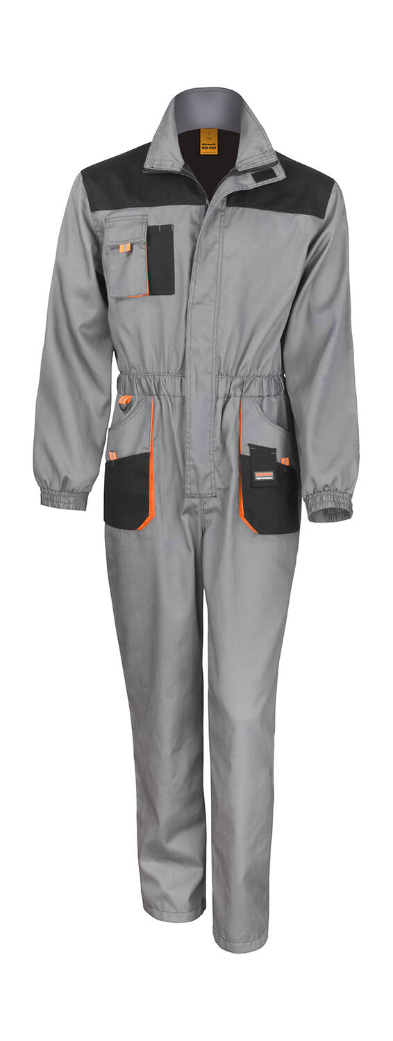 Mono de trabajo Lite Grey/Black/Orange