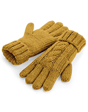 Beechfield Guantes de punto cable