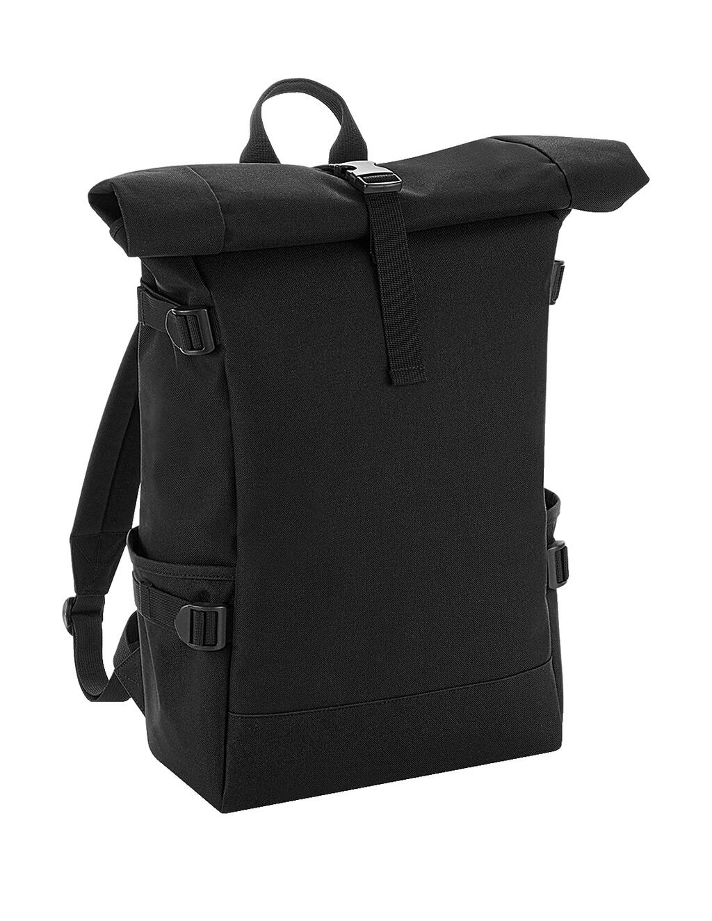 Mochila Roll-Top Block Black/Black