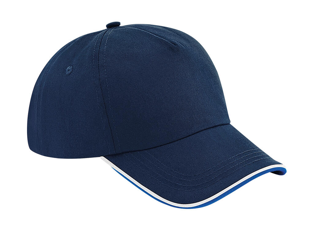 Gorra Authentic Piped Peak 5 paneles French Navy/Bright Royal/White