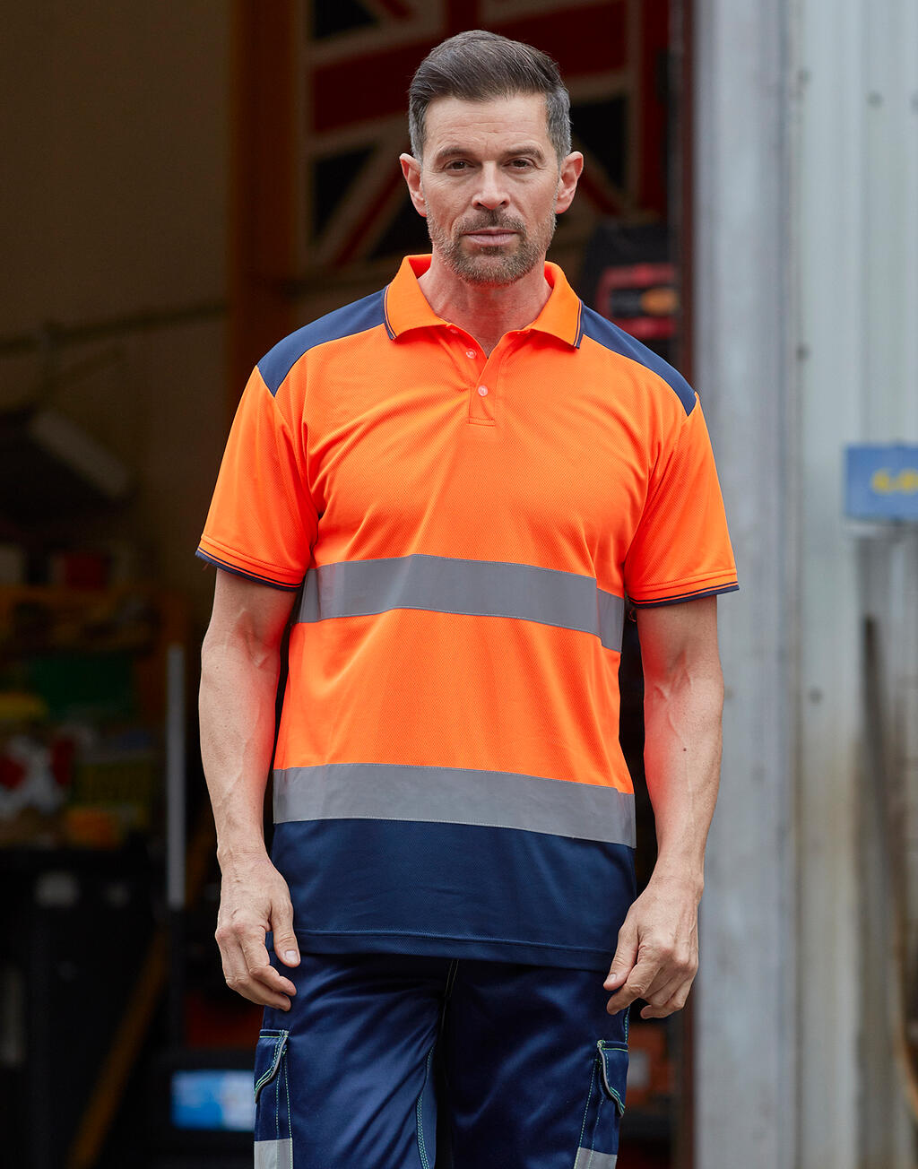 Polo Fluo 2 tonos