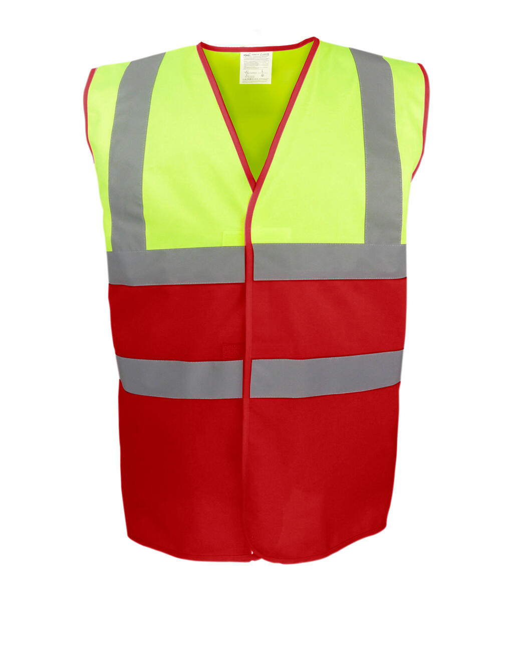 Chaleco Hi-Vis en Dos Tonos Fluo Yellow/Red