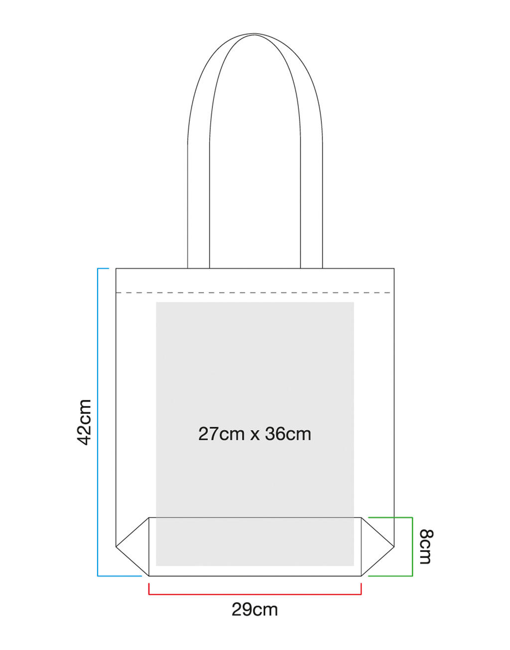  Westford Mill Bolsa tote a rayas de algodón orgánicootro