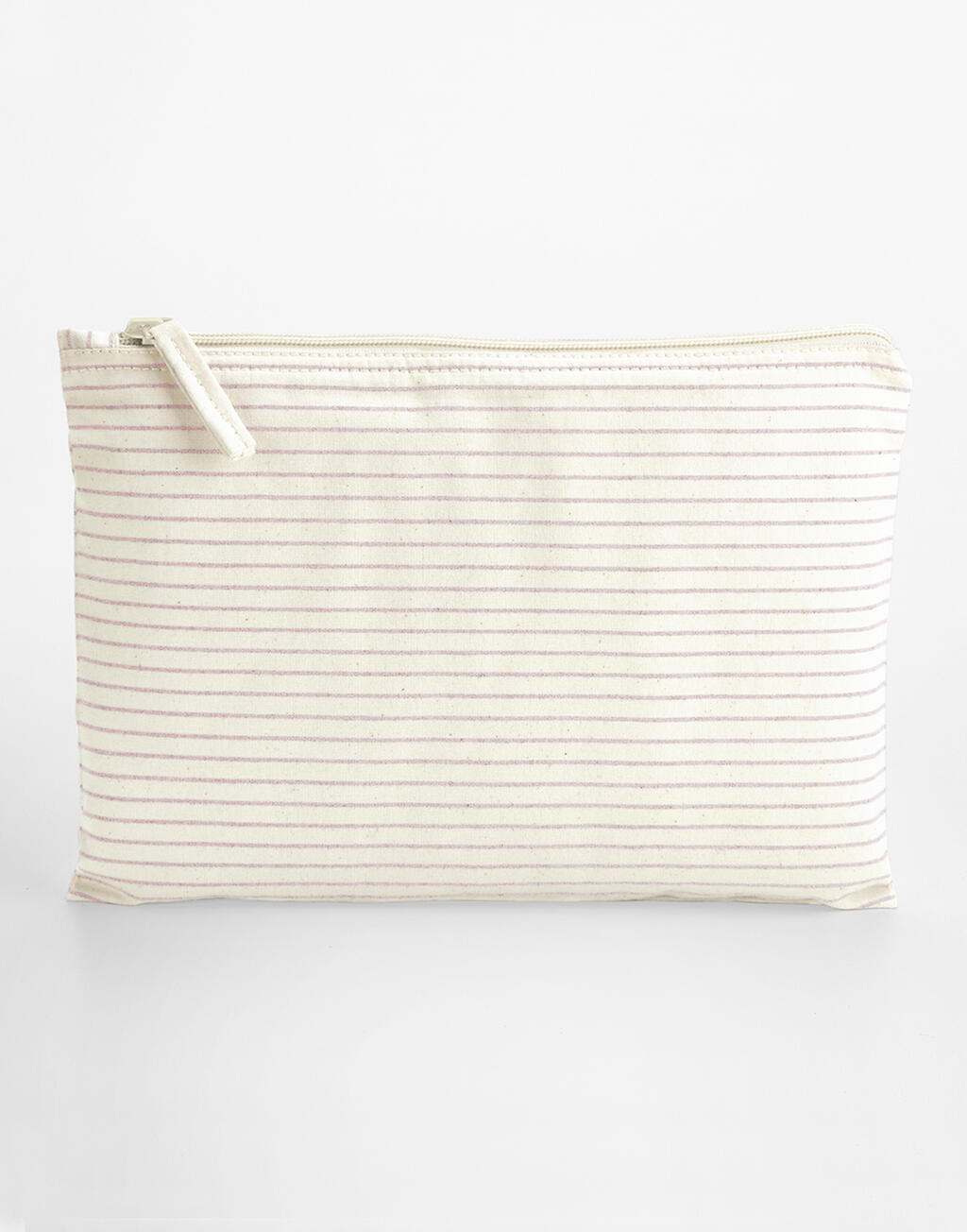 Estuche algodón ecológico a rayas para accesorios Red Stripe 