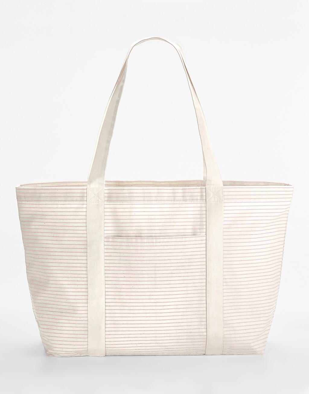 Bolsa de rayas de algodón orgánico Red Stripe