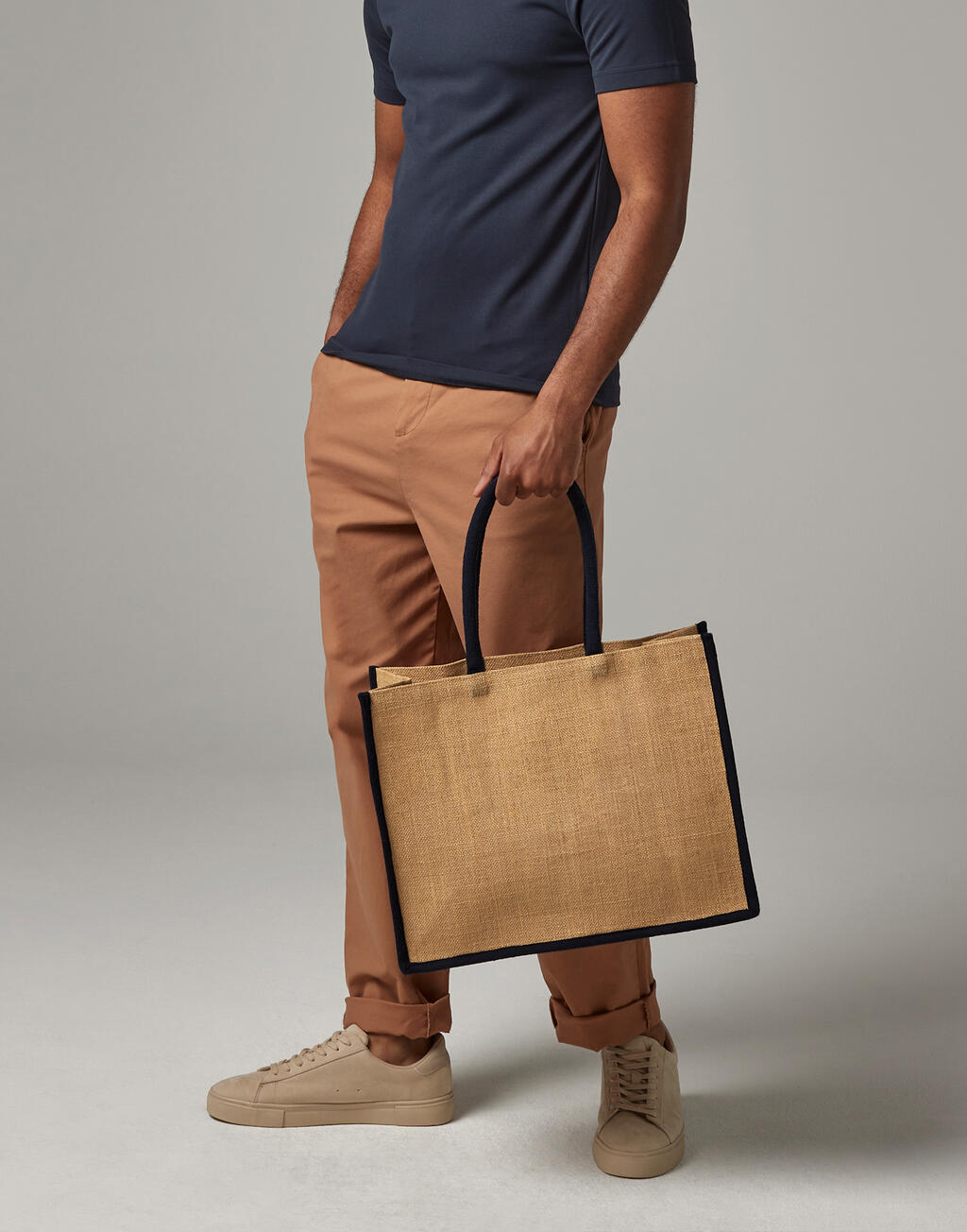  Westford Mill Bolsa Shopper Classic de yute natural almidonadootro