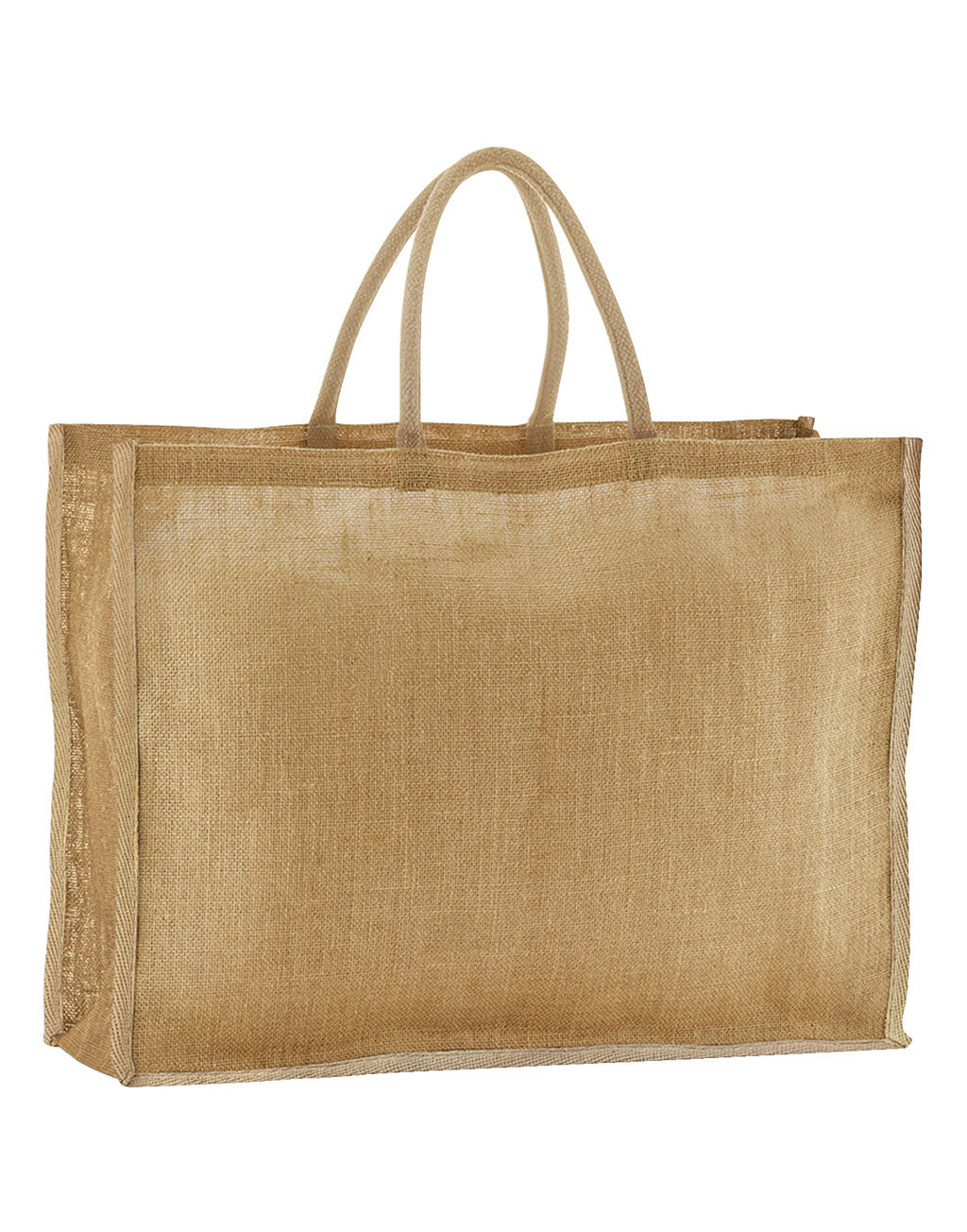 Bolsa shopper de yute natural almidonado Market Natural