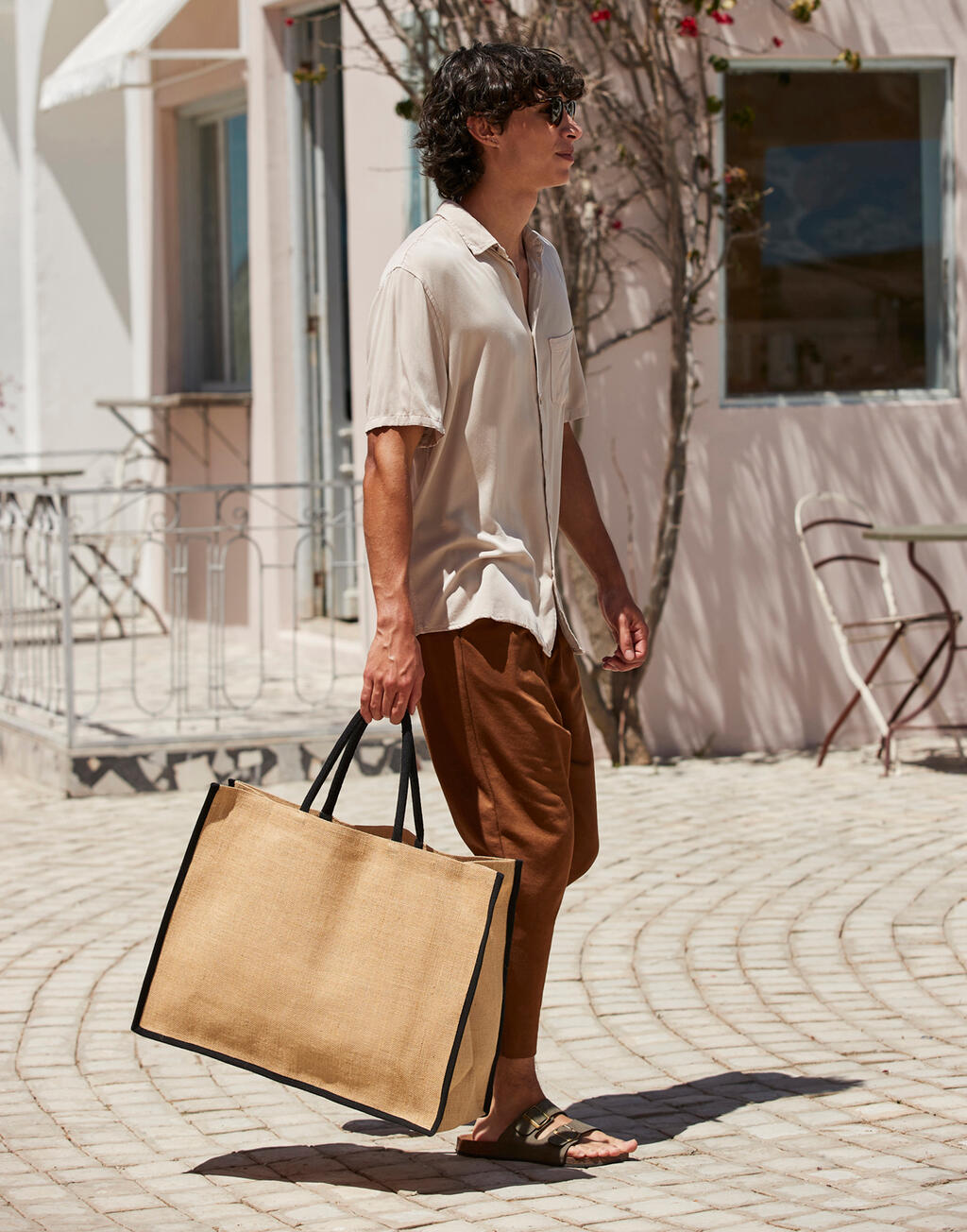  Westford Mill Bolsa shopper de yute natural almidonado Marketotro