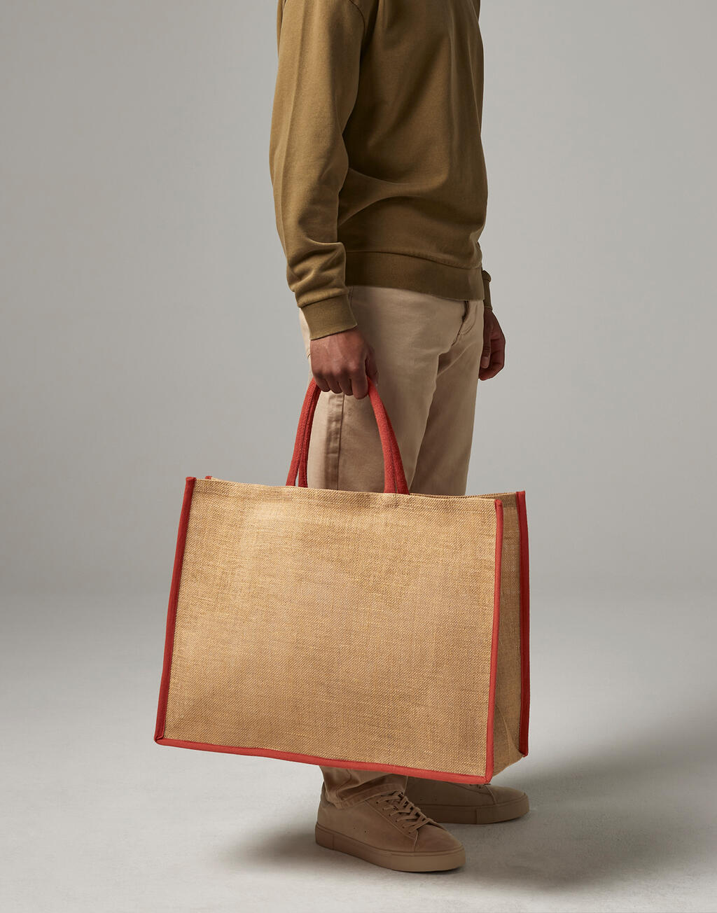  Westford Mill Bolsa shopper de yute natural almidonado Marketotro