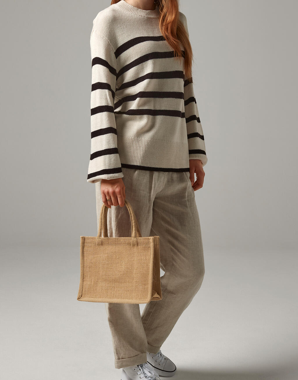  Westford Mill Mini Bolsa de regalo de yute natural almidonadootro