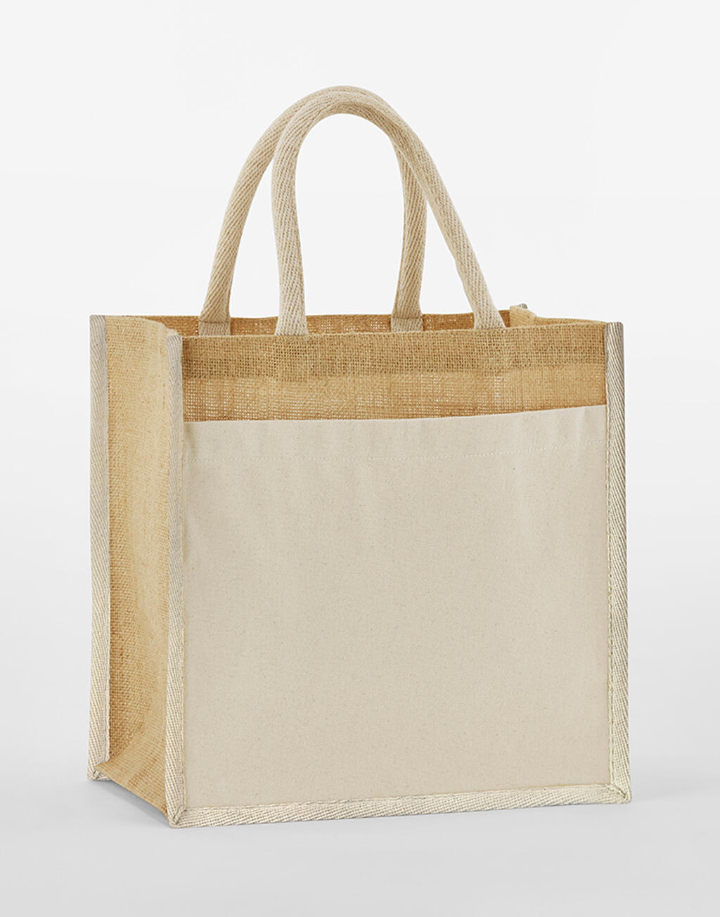  Westford Mill Tote yute almidonado bolsillo algodón naturalotro