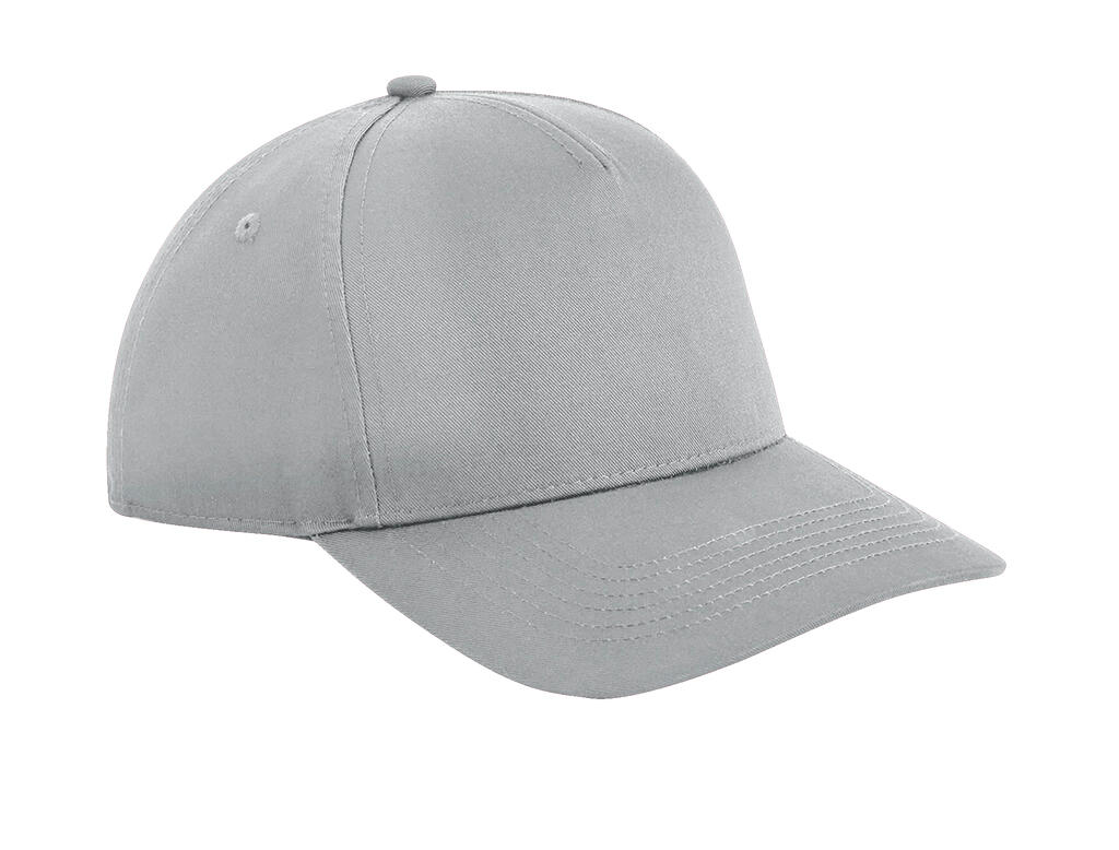 Gorra de 5 paneles Urbanwear Snapback Light Grey