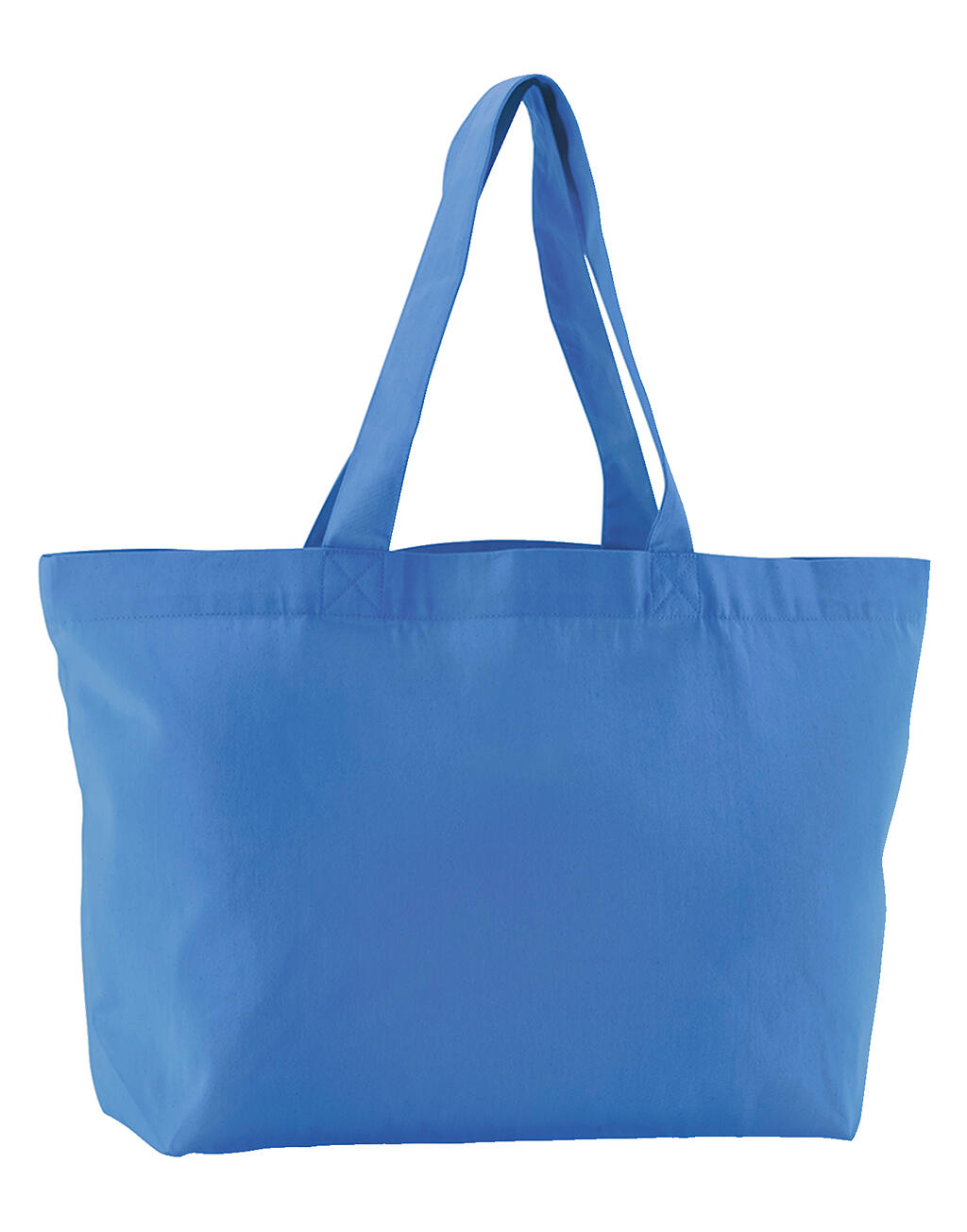 Bolsa shopper EarthAware® de sarga ecológica Cornflower Blue