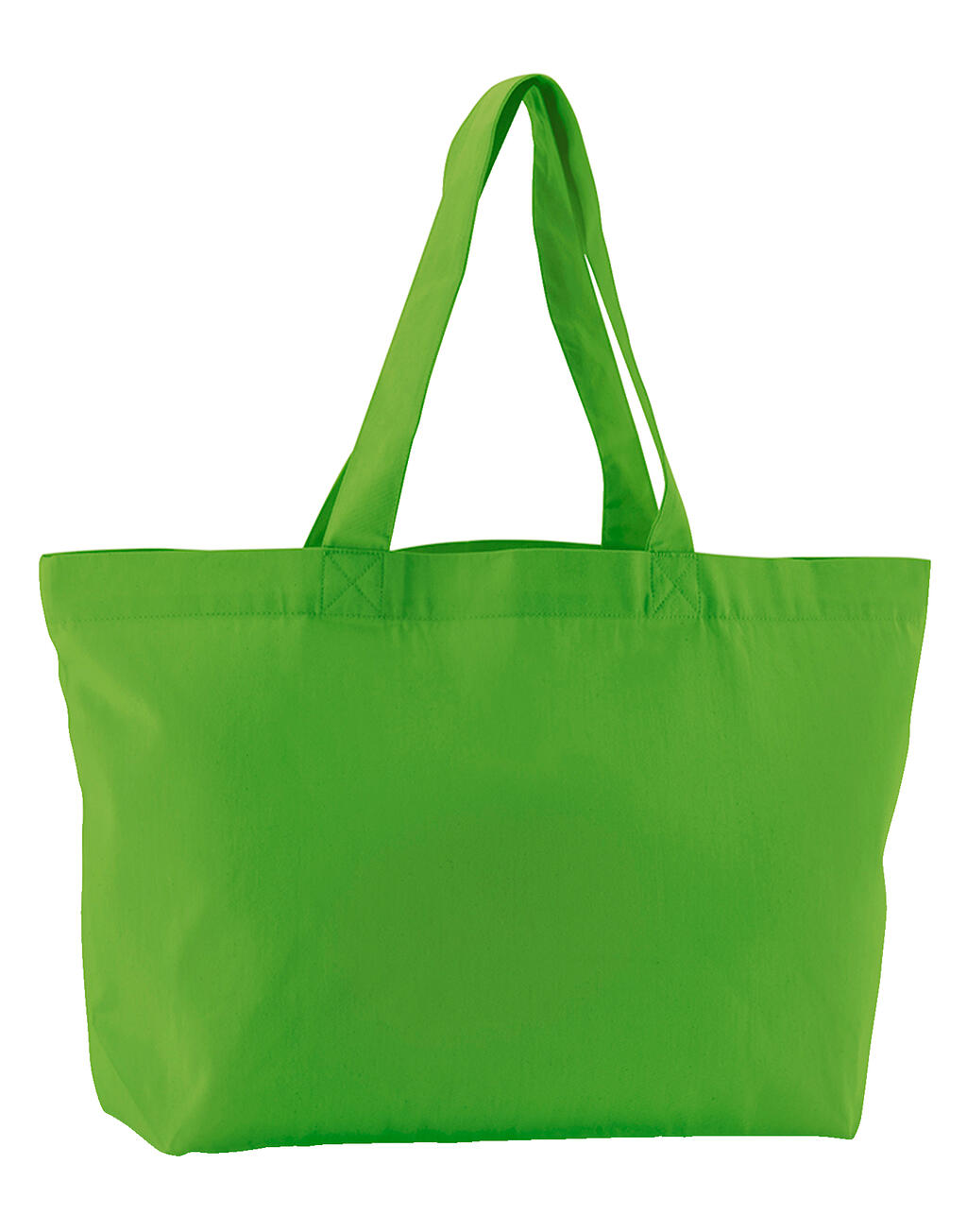Bolsa shopper EarthAware® de sarga ecológica Apple Green