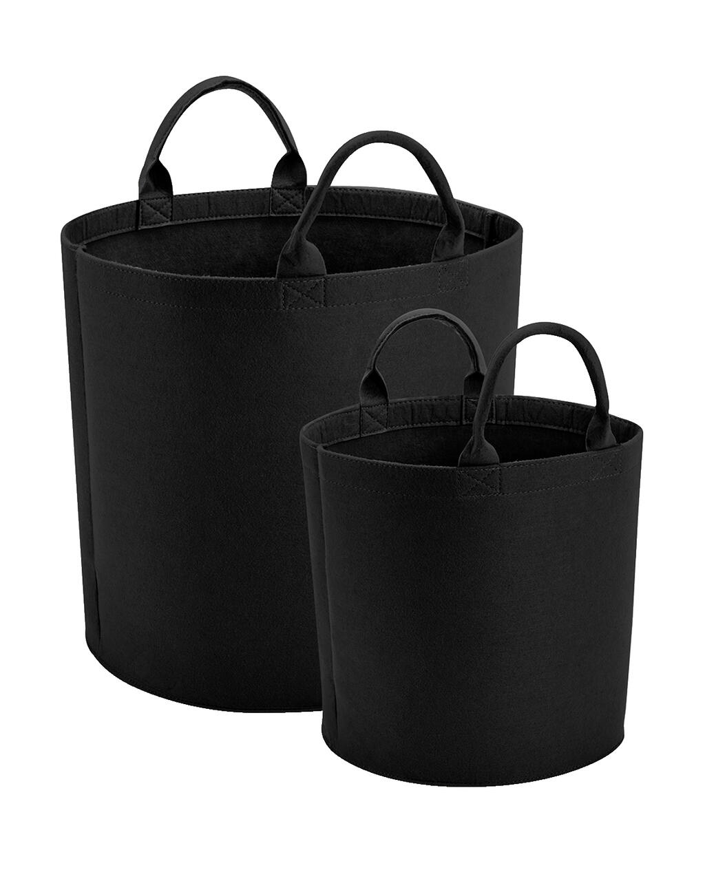Bolsa Trug de fieltro  Black