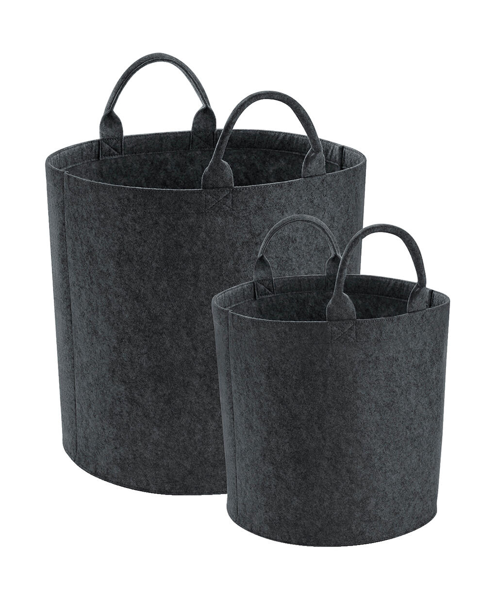 Bolsa Trug de fieltro  Charcoal Melange