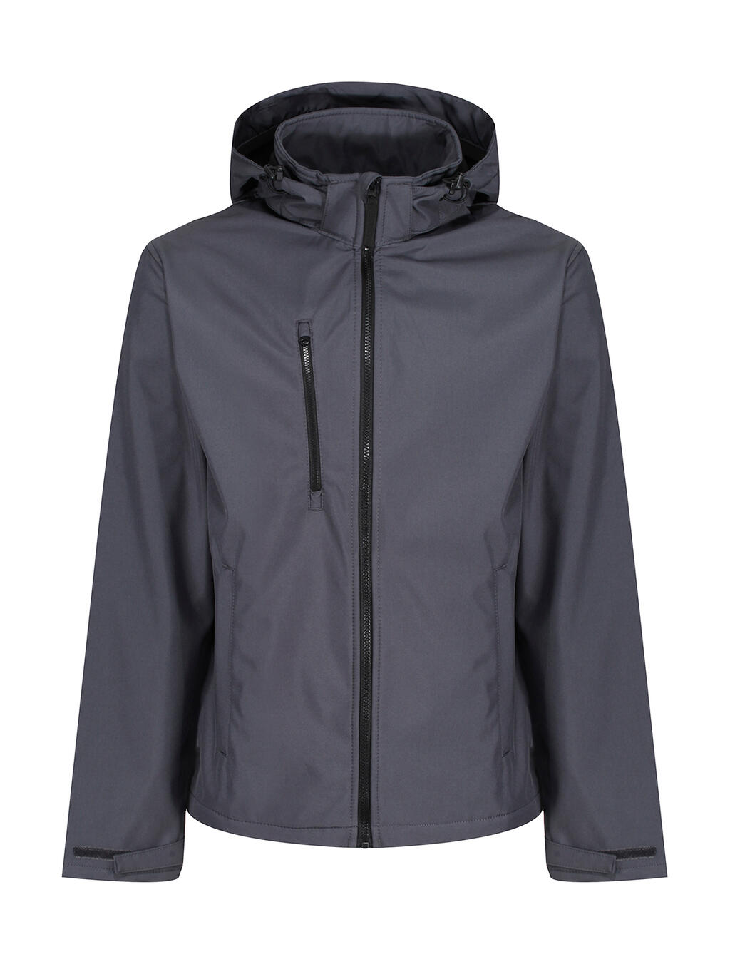 Chaqueta Softshell capucha 3 capas Venturer Seal Grey/Black