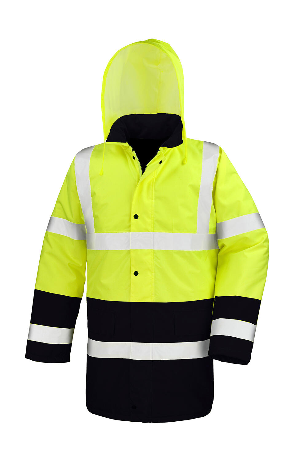 Chaqueta seguridad Core Motorway 2-Tone Fluorescent Yellow/Black
