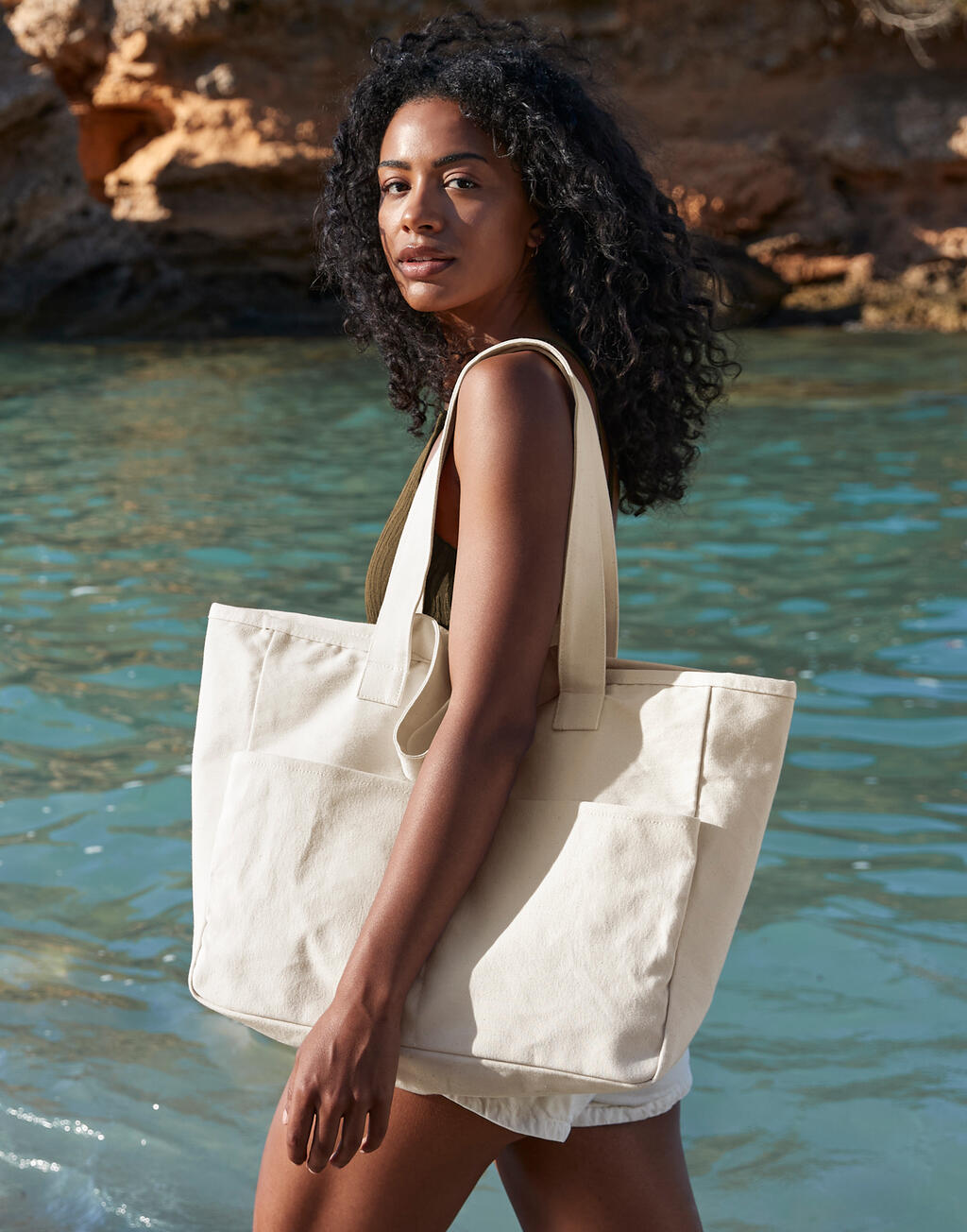  Westford Mill Tote con Doble Asa y Bolsillo Cargootro