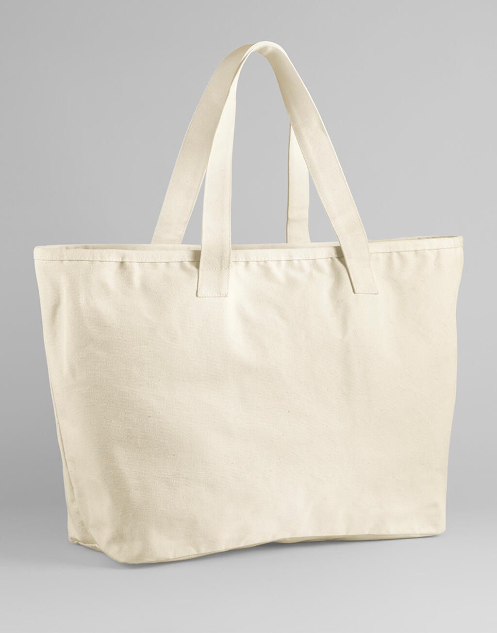 Bolsa Tote Canvas de Material Reforzado Oversize Natural