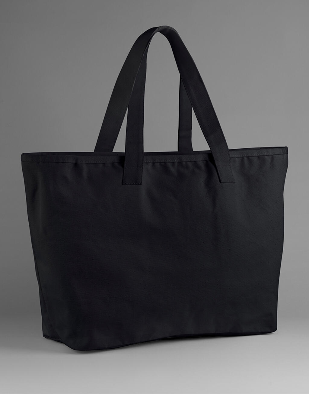 Bolsa Tote Canvas de Material Reforzado Oversize Black