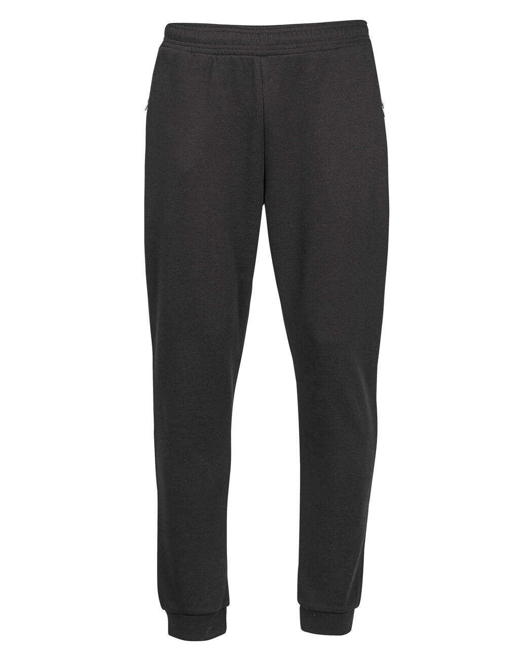 Pantalón Interlock acanalado Black