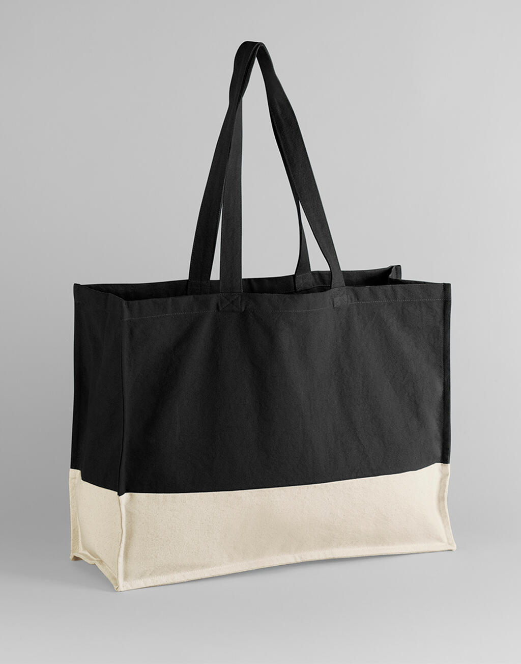Bolsa de Compra en Contraste Orgánica EarthAware® Black/Natural