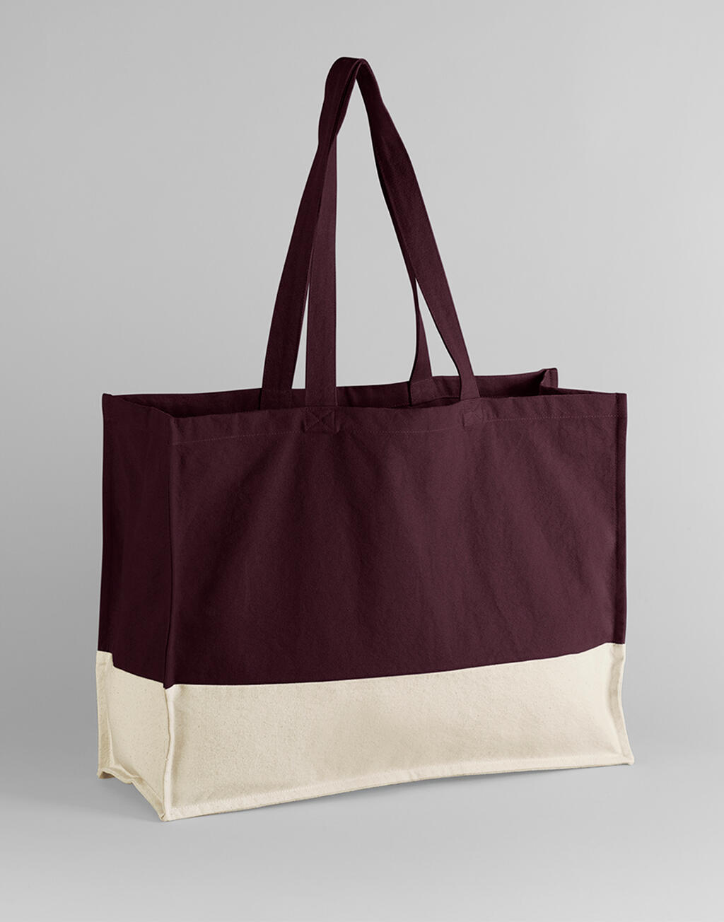 Bolsa de Compra en Contraste Orgánica EarthAware® Oxblood/Natural